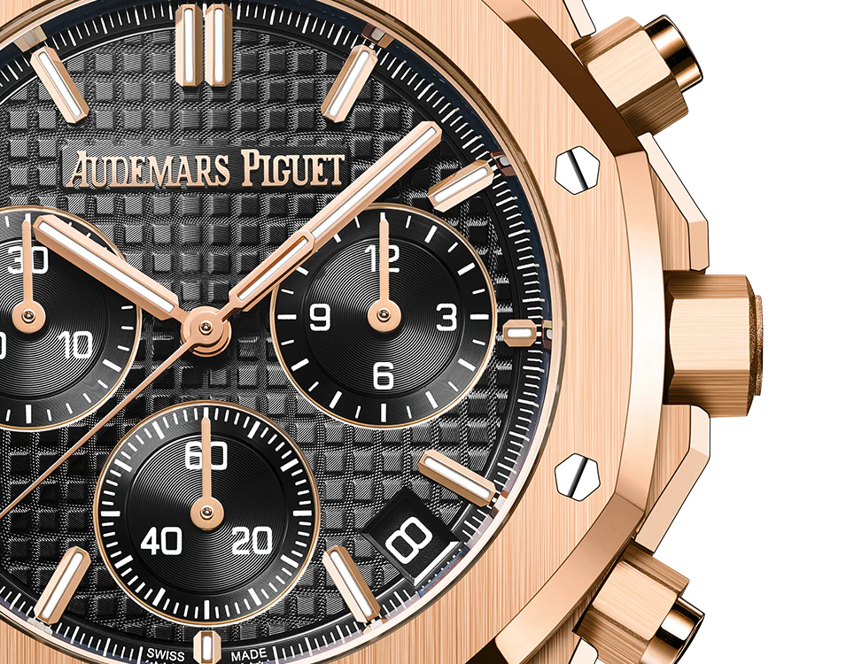 Black OFFs - Black Leather - Chronograph -Quartz- 41mm