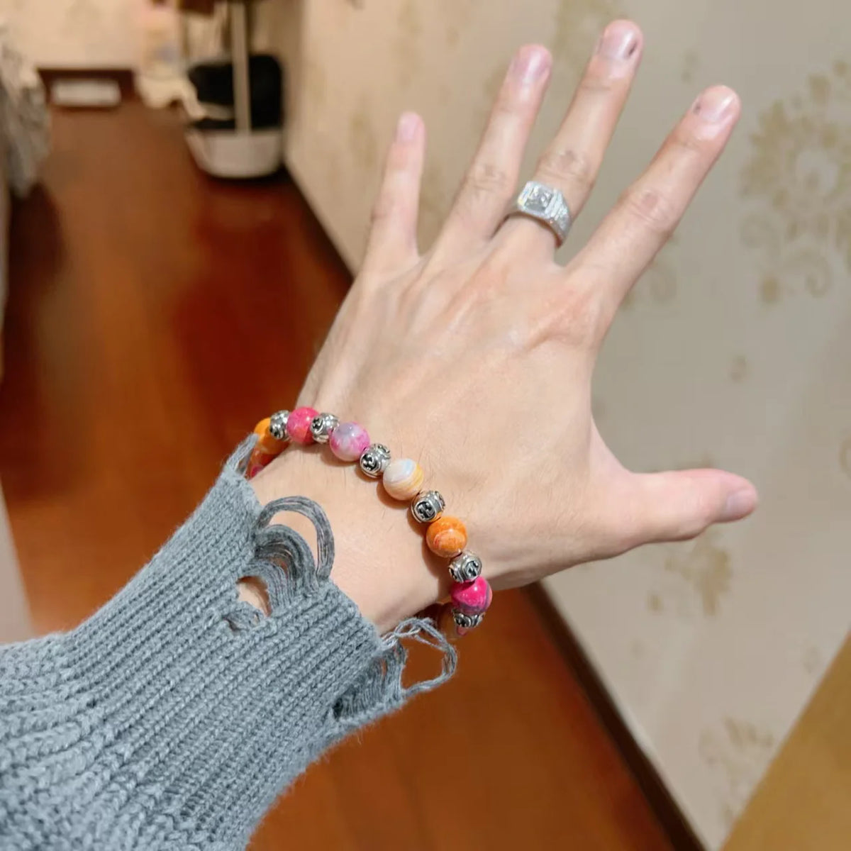 New agate bracelet