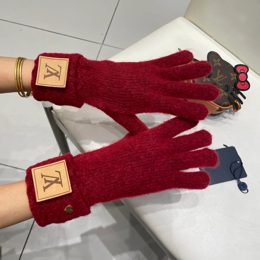 New autumn and winter wool knitted gloves 🧤