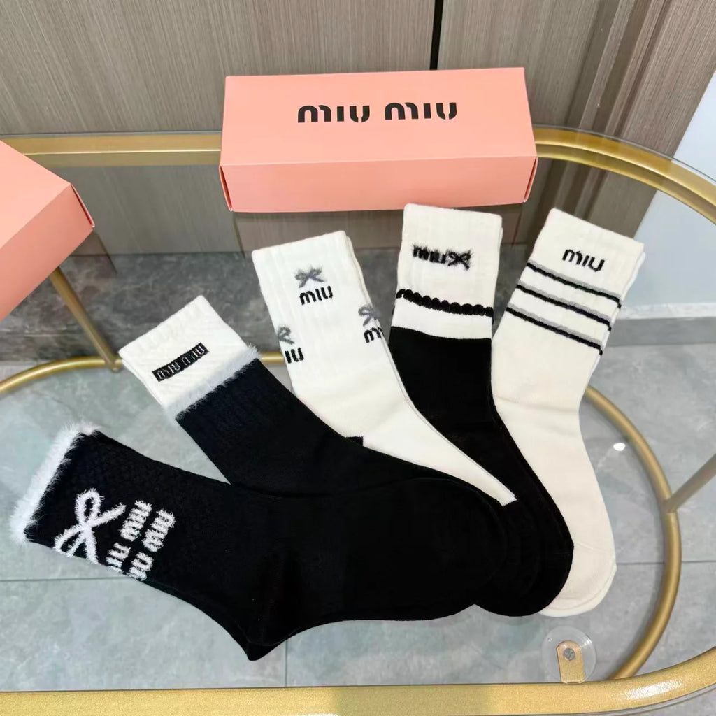 New cashmere high tube socks
