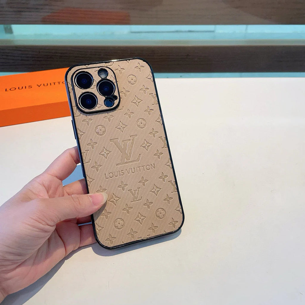 Vertical side sticker fully wrapped perforated phone case