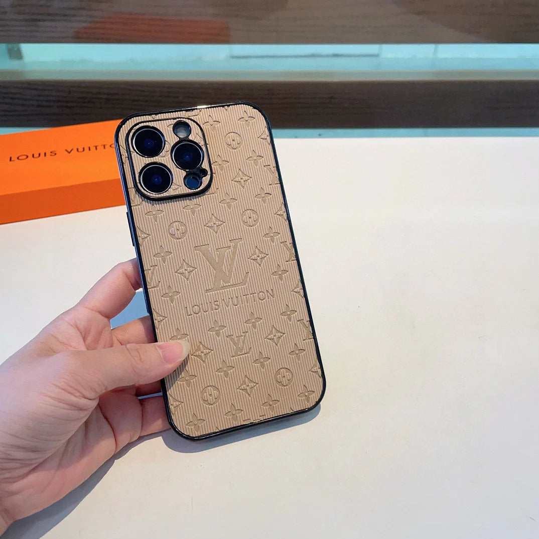 Vertical side sticker fully wrapped perforated phone case
