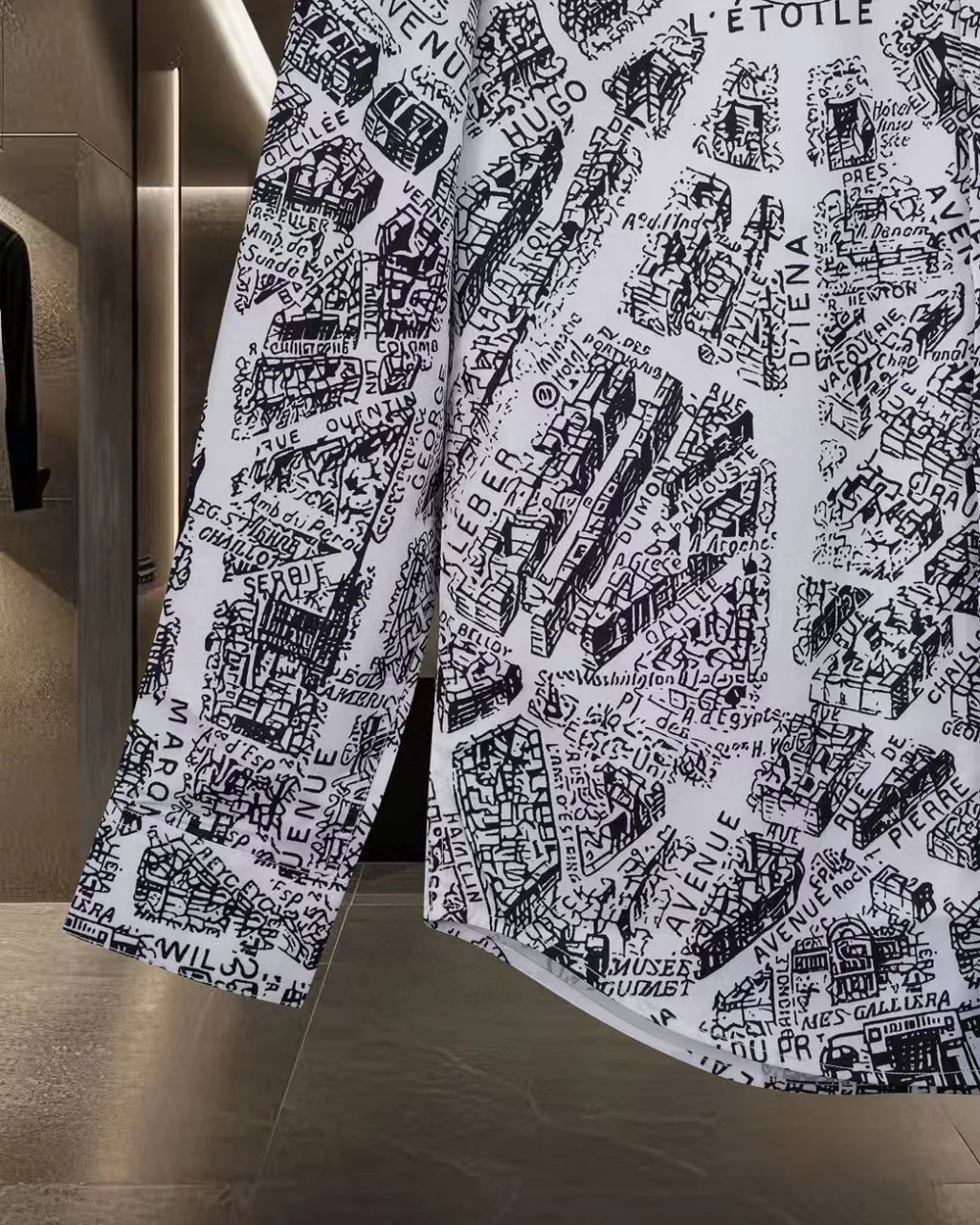 New printed long sleeved shirt
