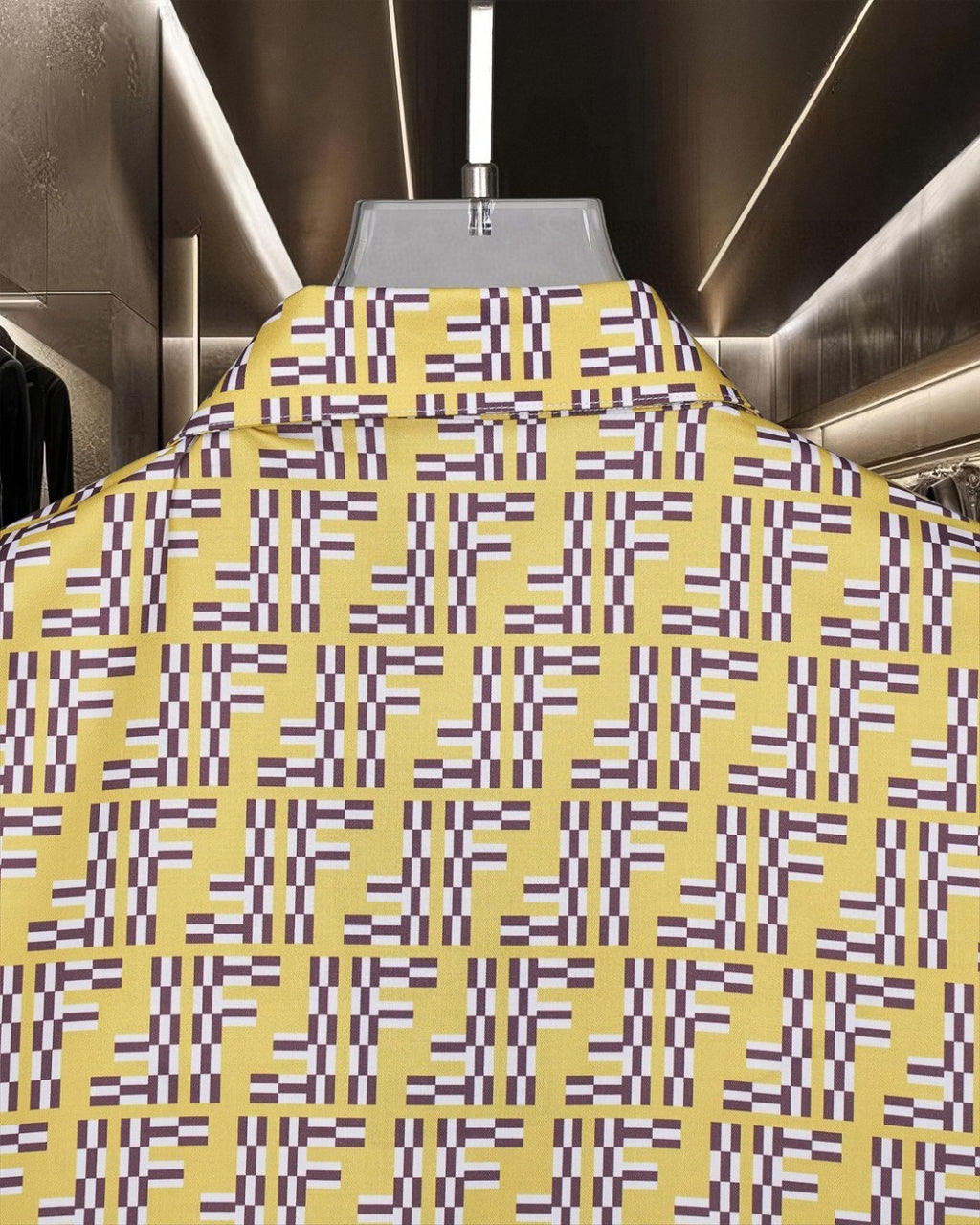Classic digital logo printed short sleeved shirt