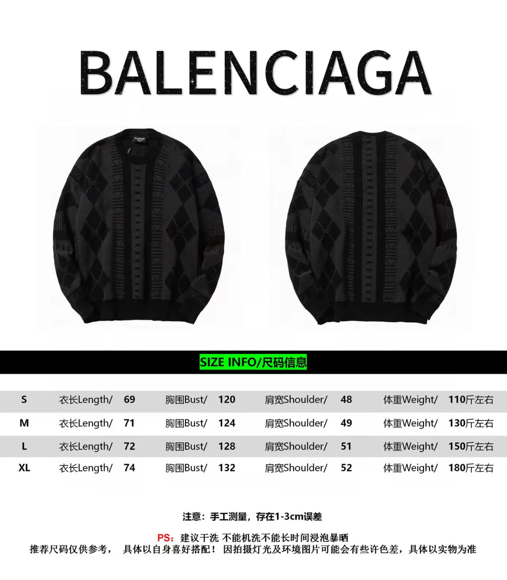 New geometric pattern sweater