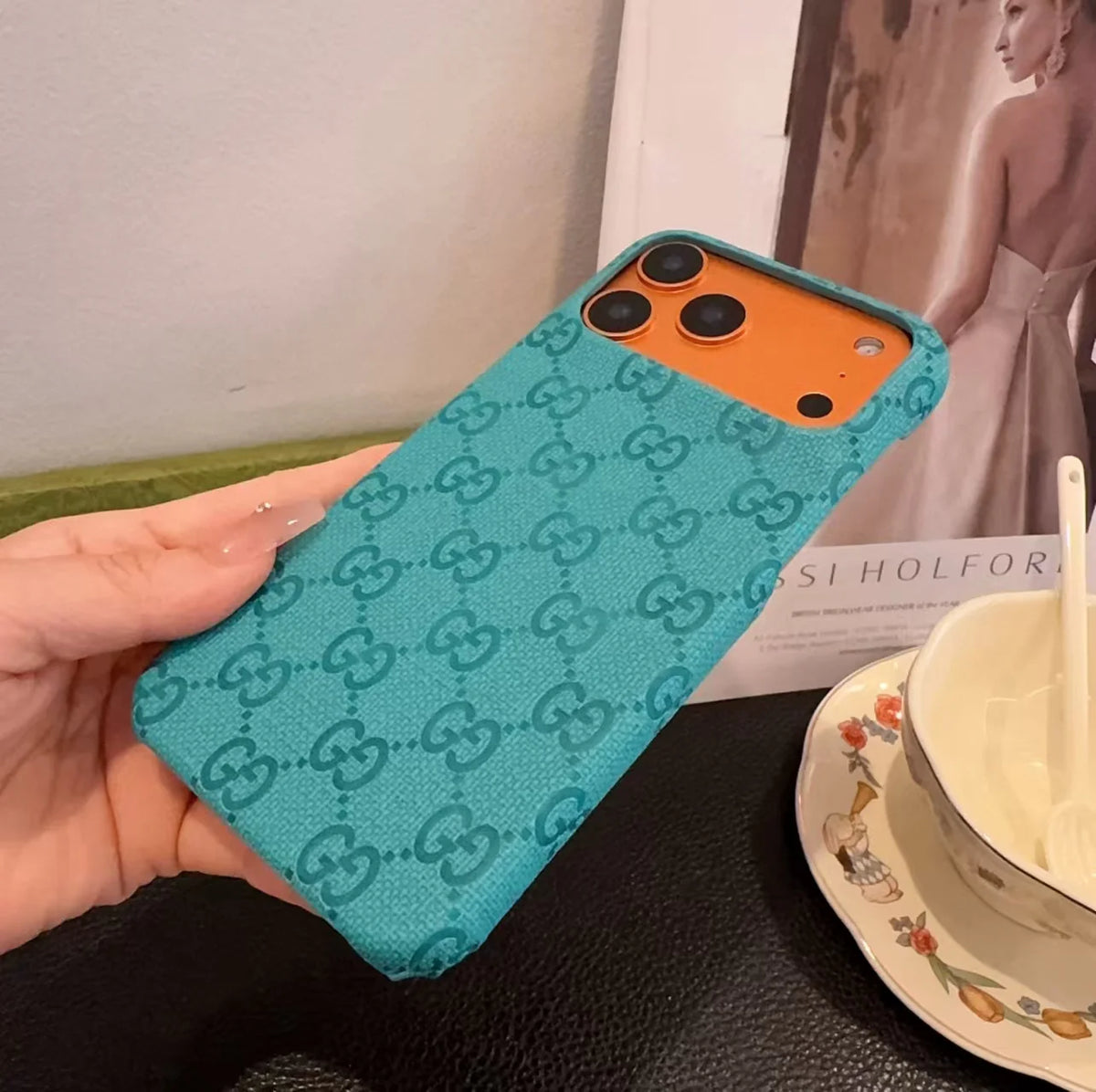 Embossed phone case