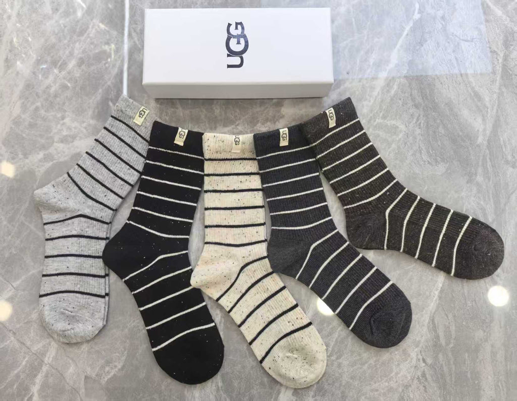 New cashmere pile socks