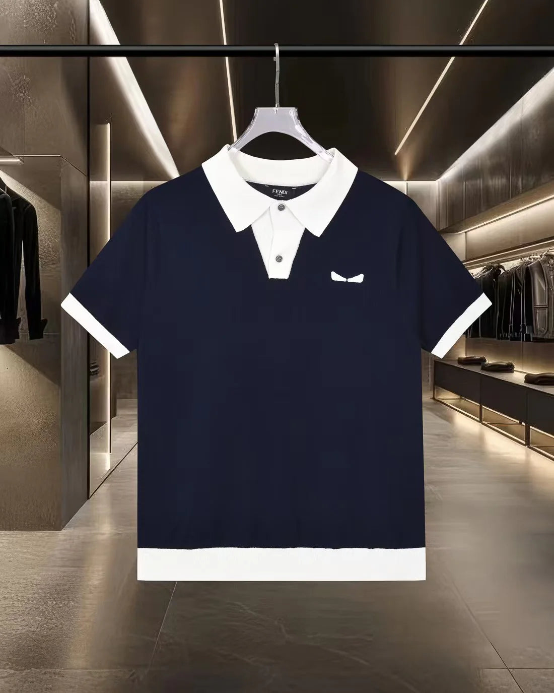New Knitted Short Sleeve Polo Shirt