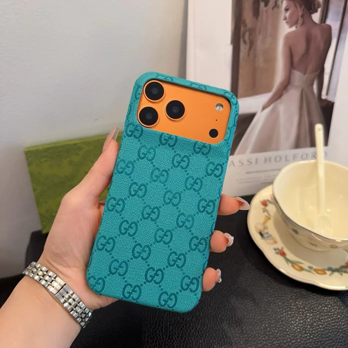 Embossed phone case