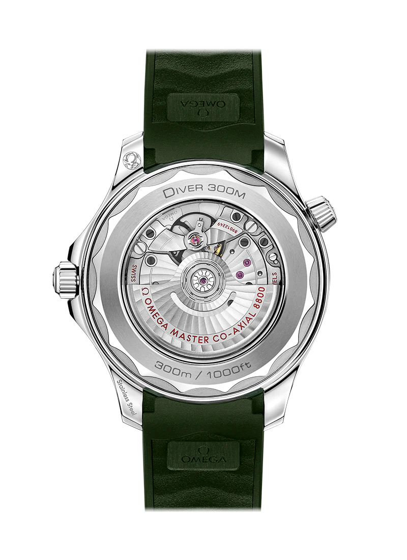 Green Steel - Rubber - Automatic - 42mm