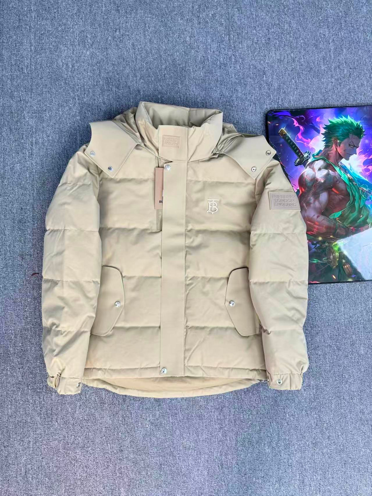 New detachable hooded down jacket