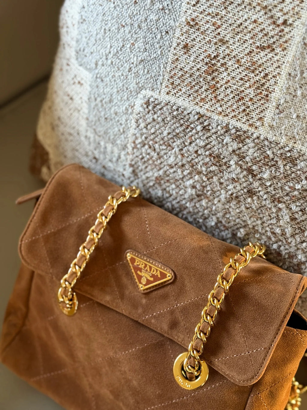 Frosted leather flip parachute mailman bag