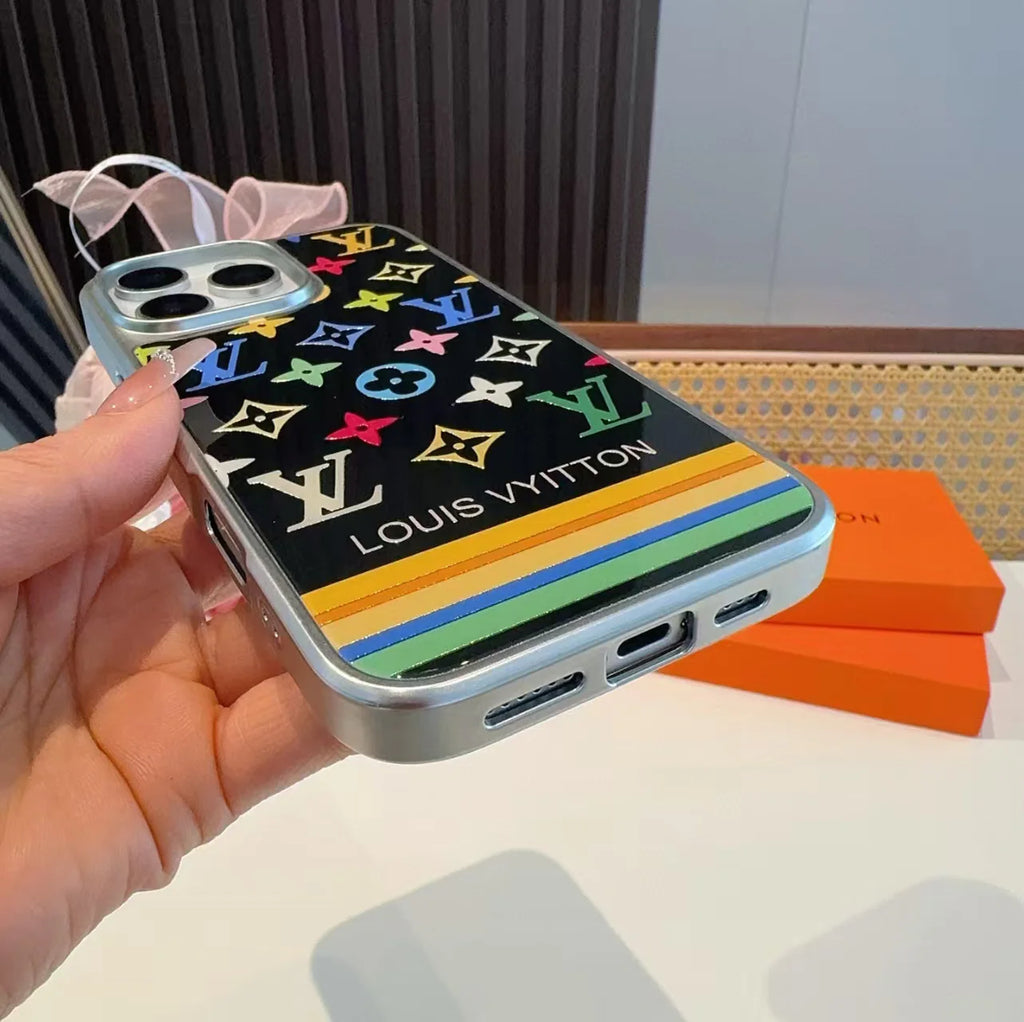 Electroplated glass magnetic phone case