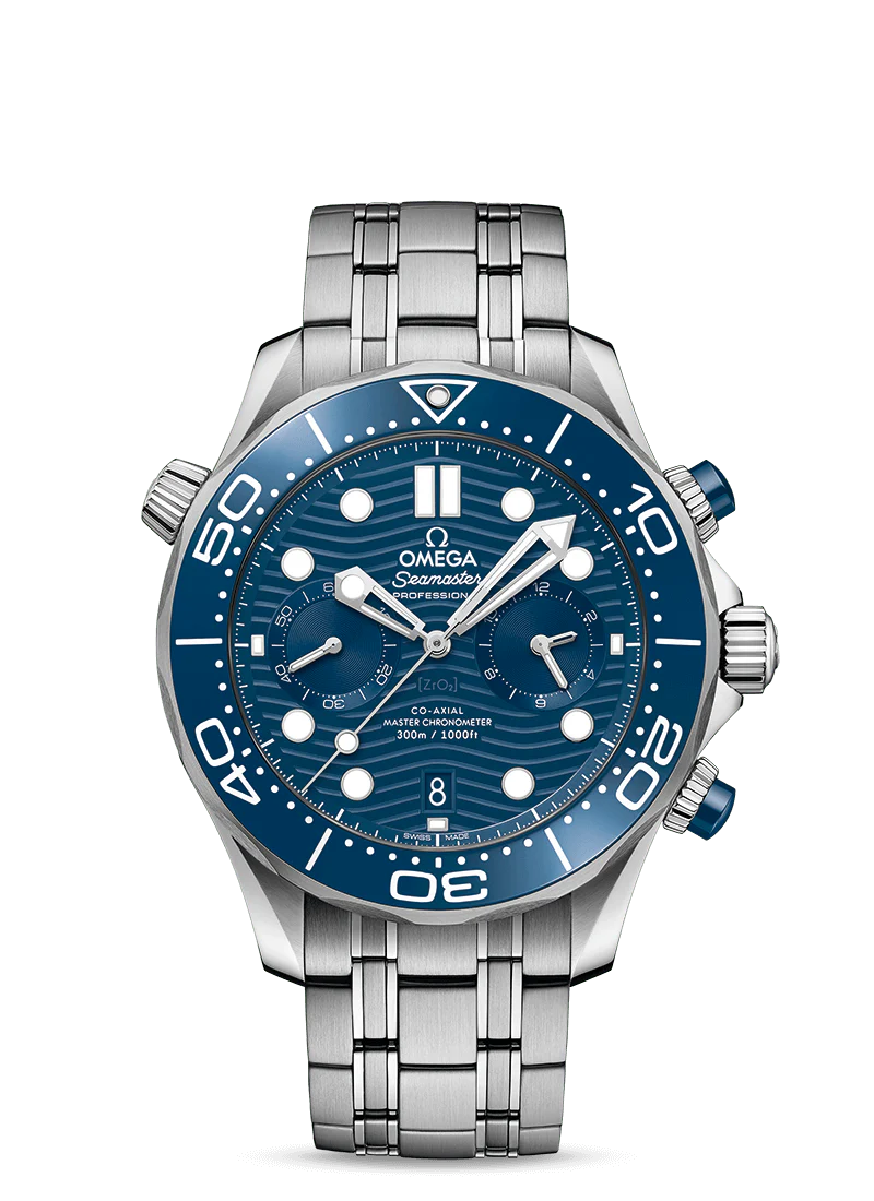 Chronograph - Blue Steel - White Steel - Automatic - 44mm