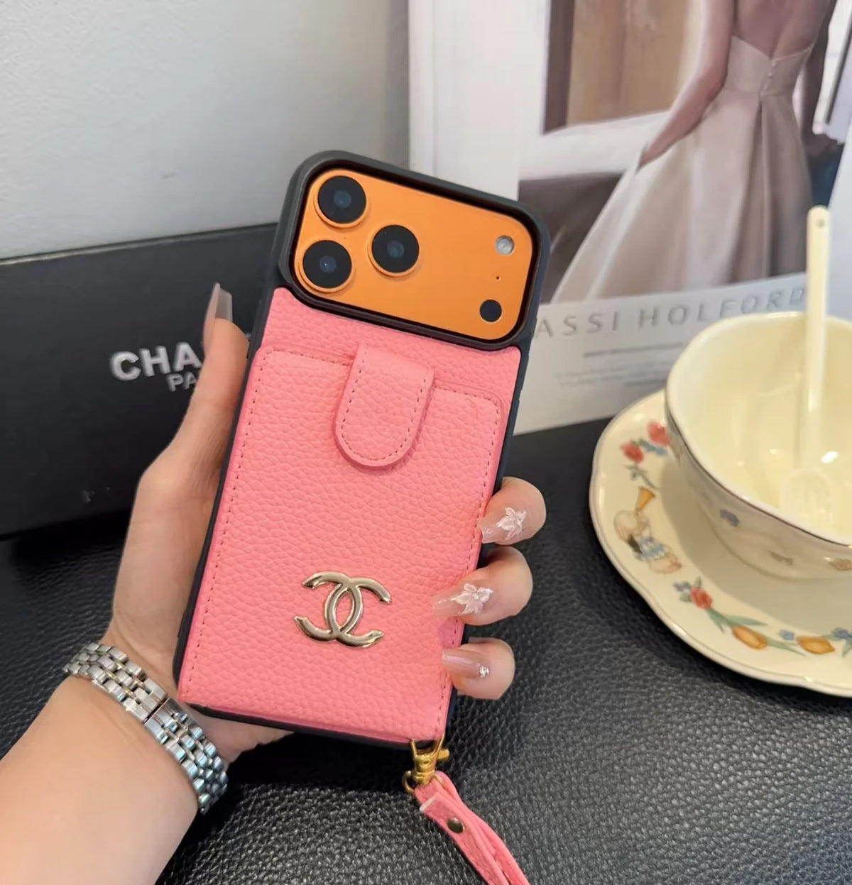 New wrist strap phone case