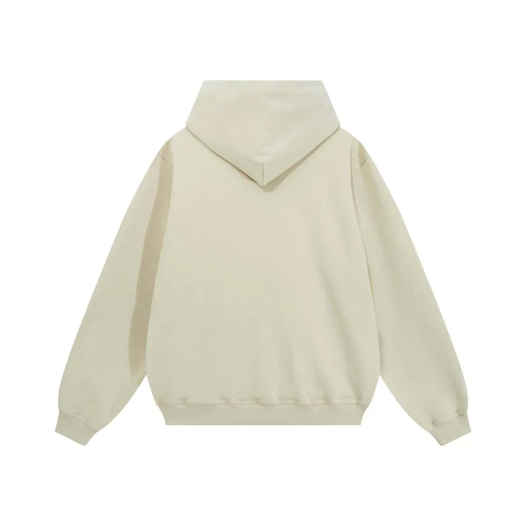 Cloth covered hooded jacket