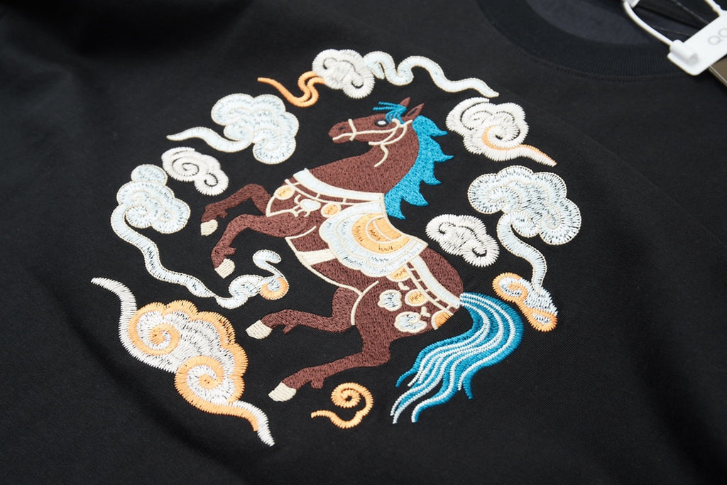 Early Spring Year of the Horse Limited Edition Embroidered T-shirt