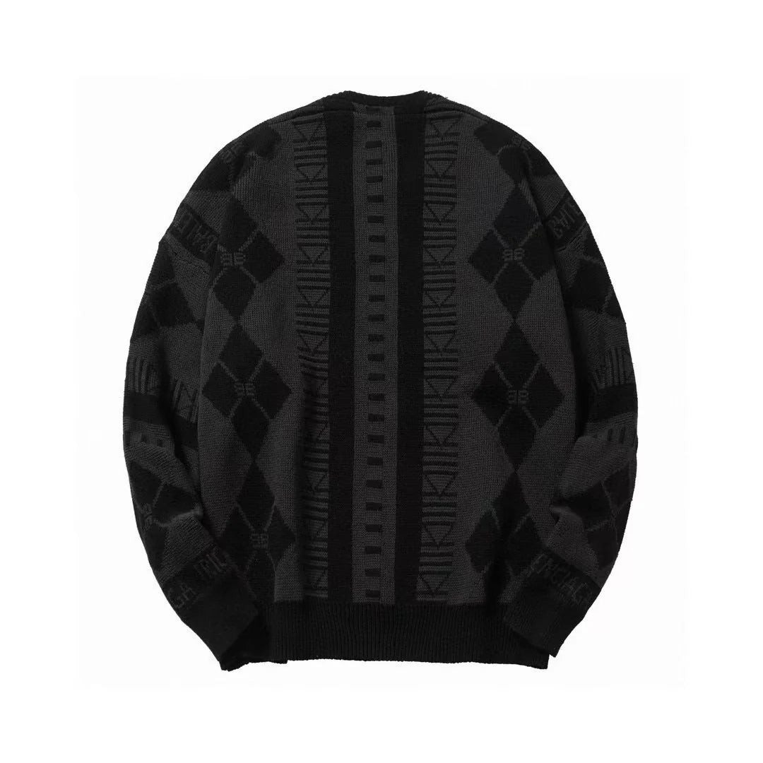New geometric pattern sweater