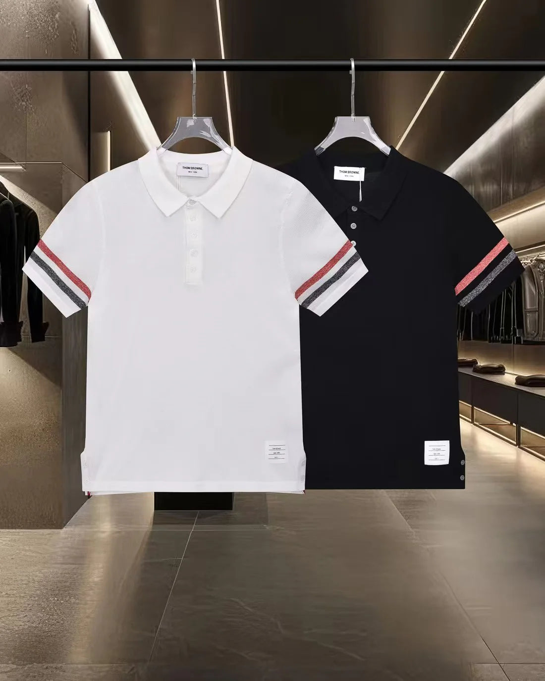 New Knitted Short Sleeve Polo Shirt