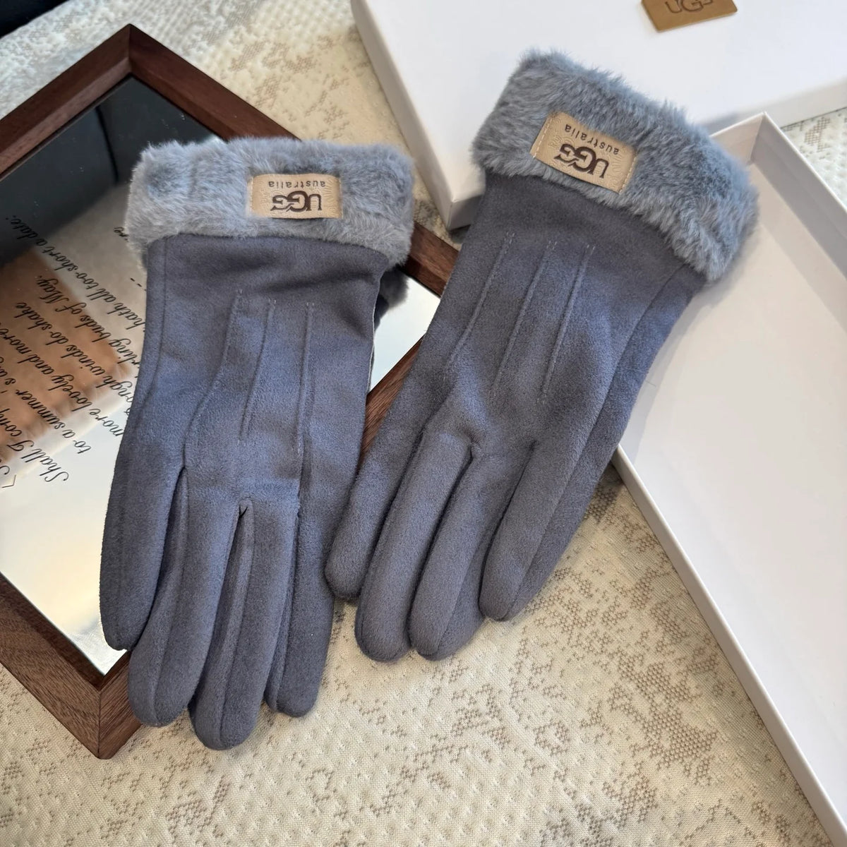 Autumn and Winter Lazy Rabbit Hair Wool Hand