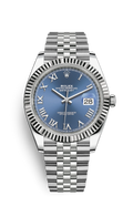 DATE-Steel and white gold- Automatic-41mm Watch