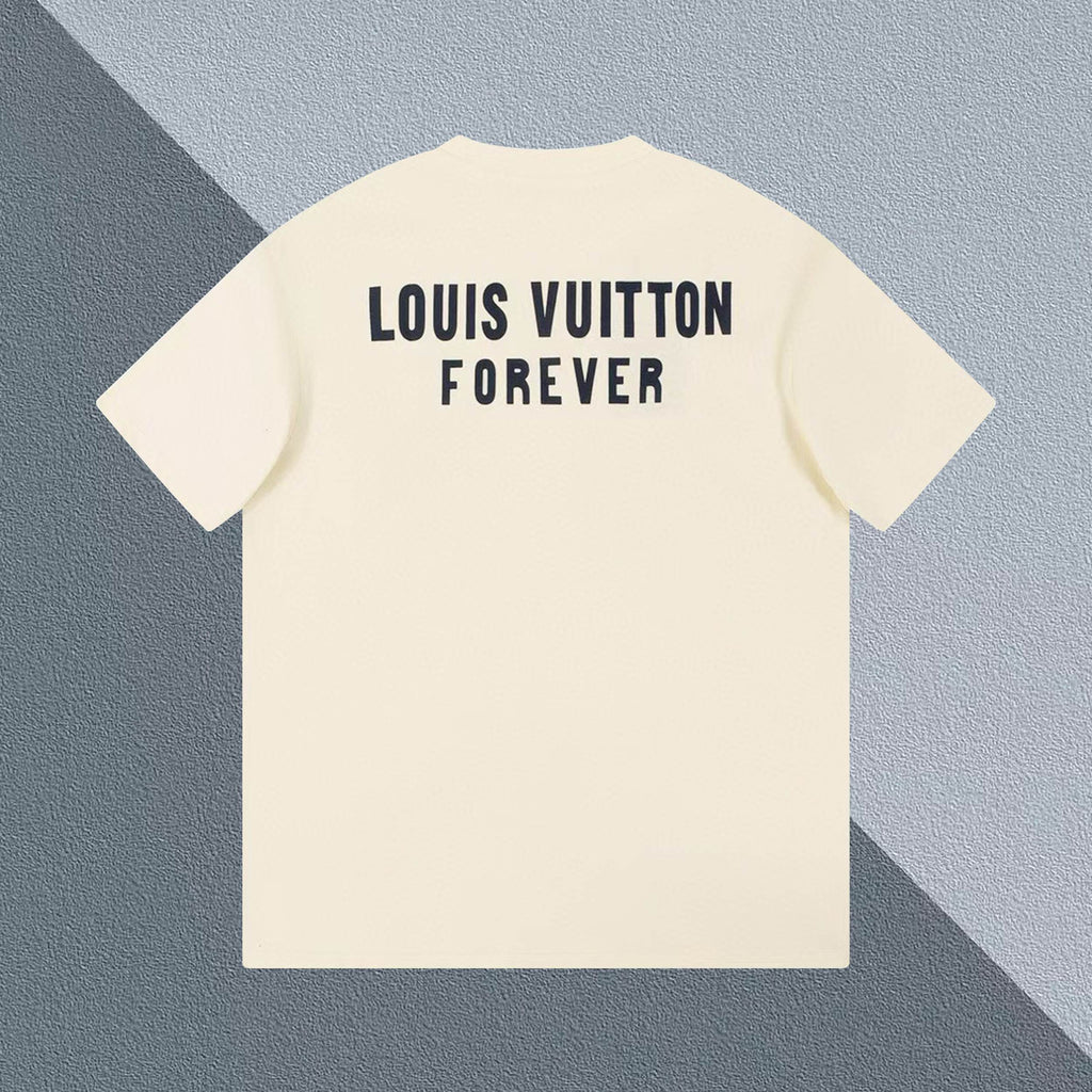Fake chest pocket with new contrasting color design printed T-shirt