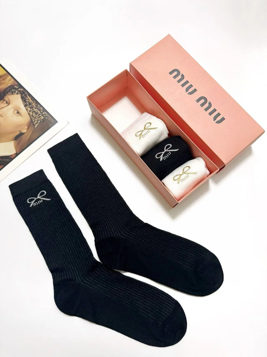 New letter tube socks