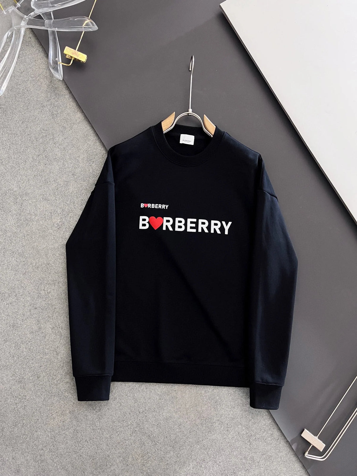 New printed pullover round neck hoodie