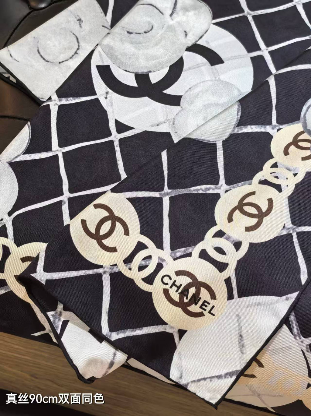 New Camellia Silk Scarf