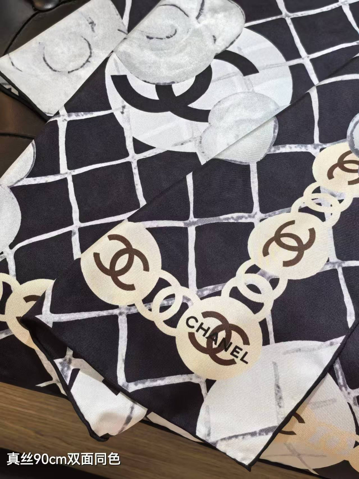 New Camellia Silk Scarf