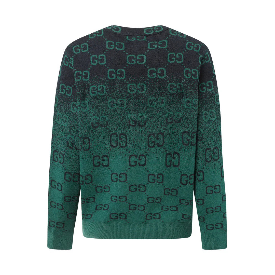 Knitted round neck sweater