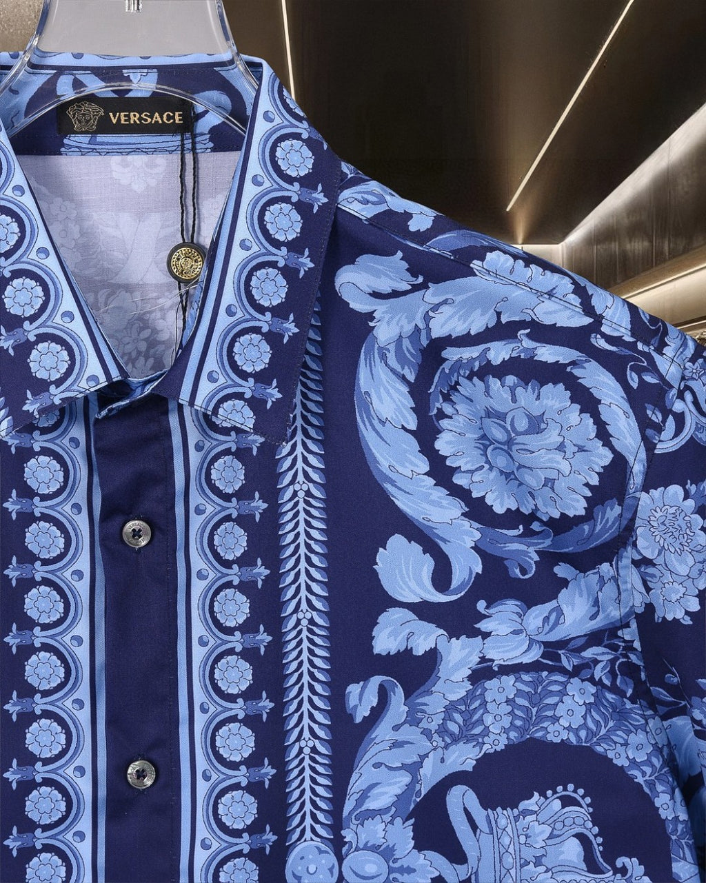 Palace style digital printed short sleeved shirt