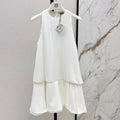 Clean-Flounce Shift Dress