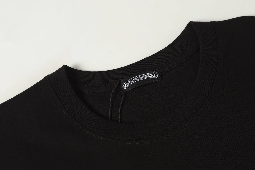 Letter printed short sleeved shirt
