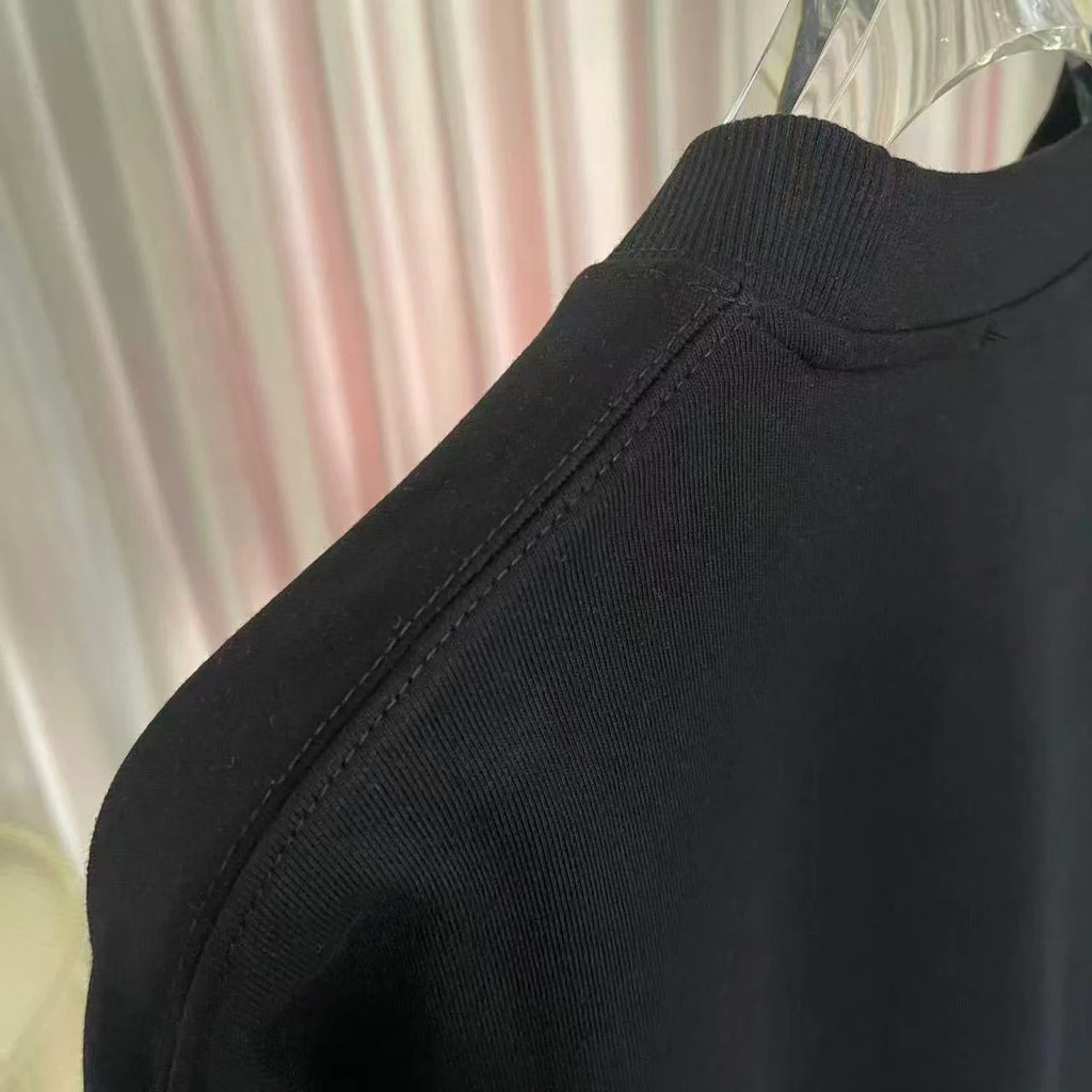 New embroidered letter hoodie