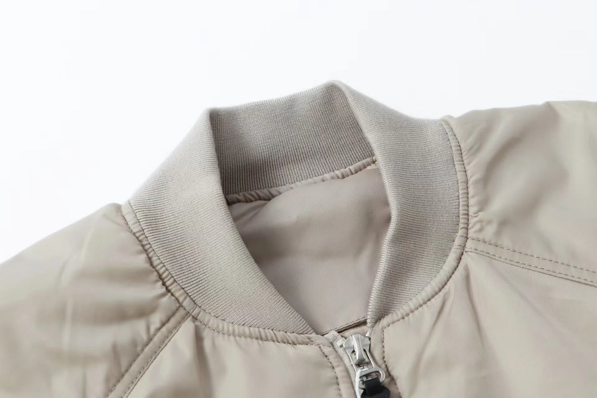 New offset letter coat cotton jacke