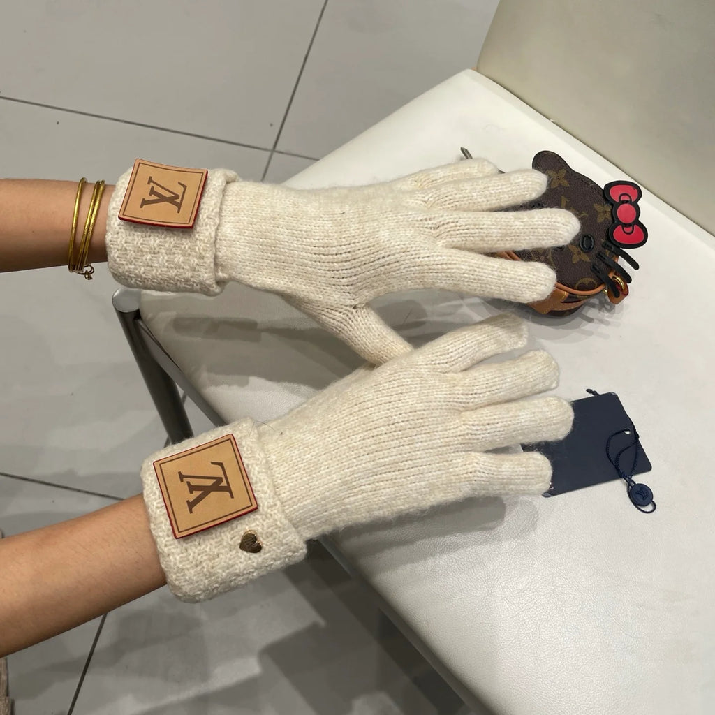 New autumn and winter wool knitted gloves 🧤