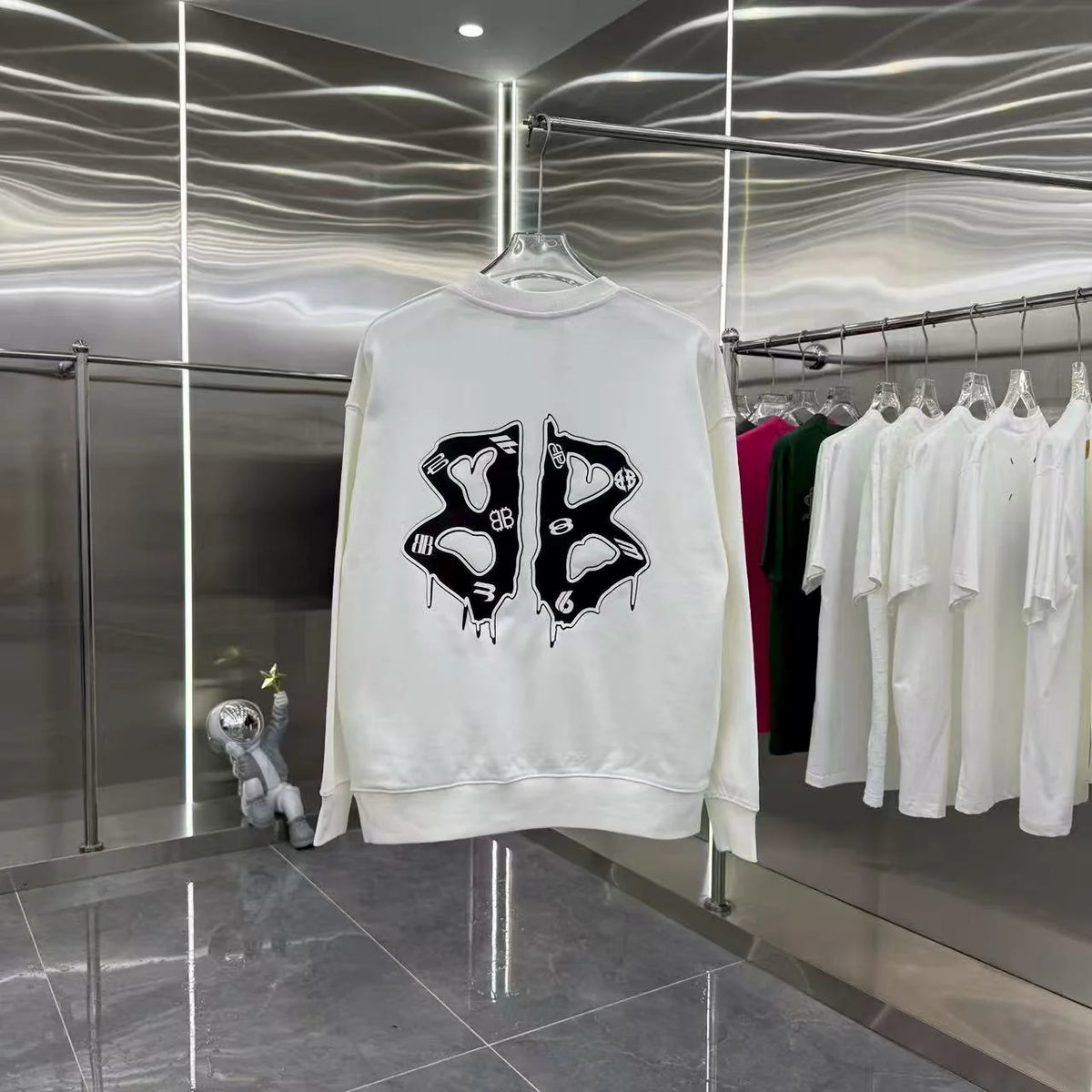 New flocking hoodie