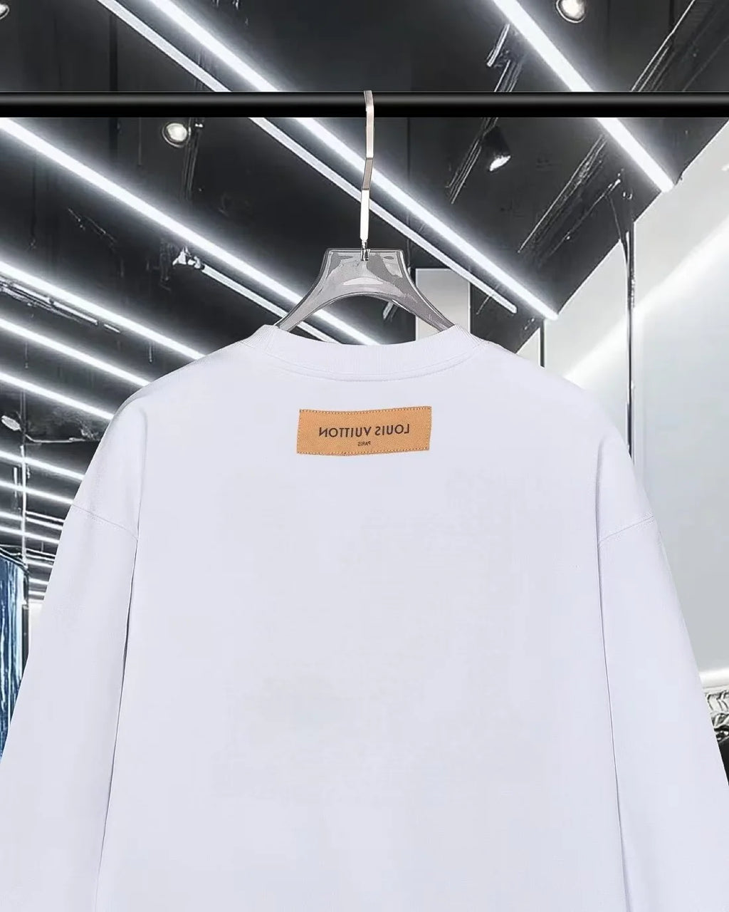 Color blocked offset letter hoodie
