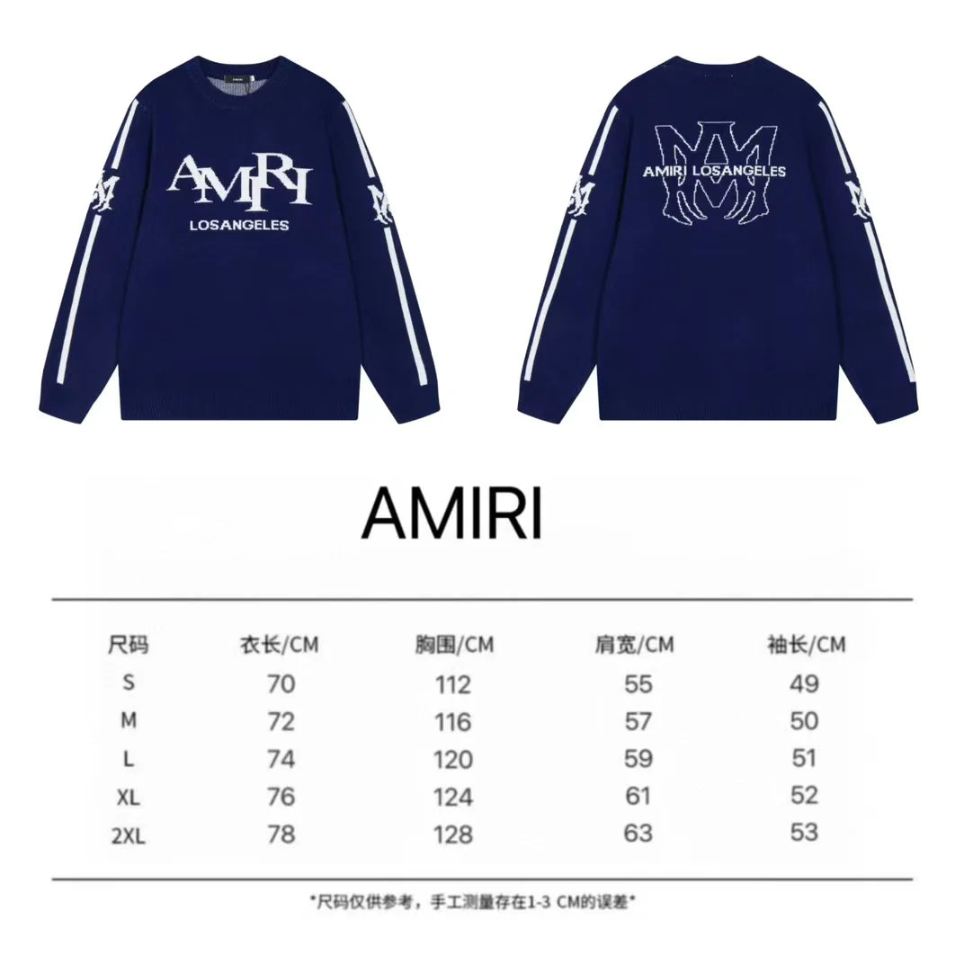 New letter jacquard sweater