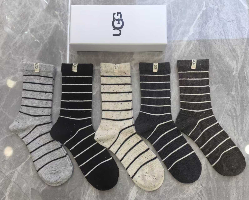 New cashmere pile socks