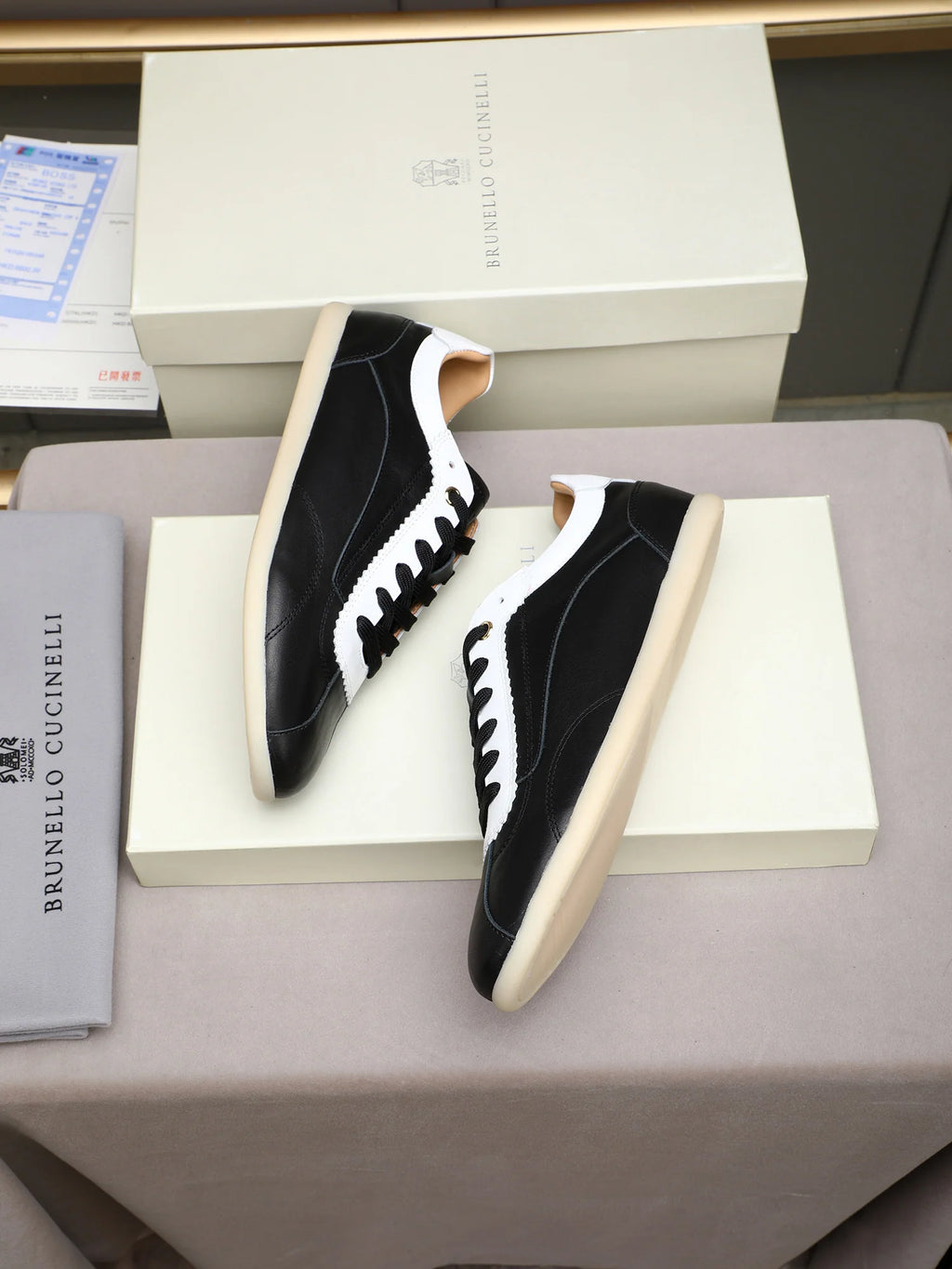 Selected cowhide upper men's shoes