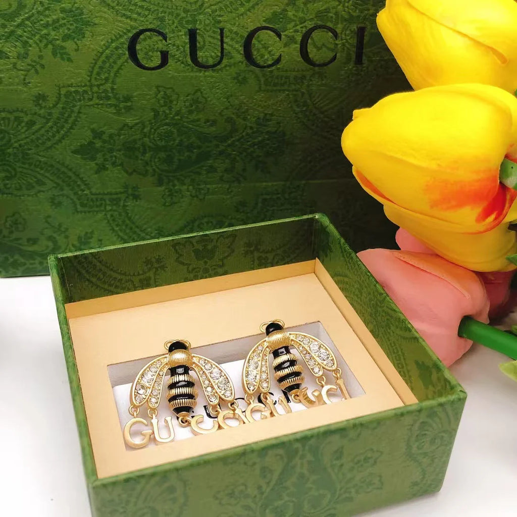 New bee earrings