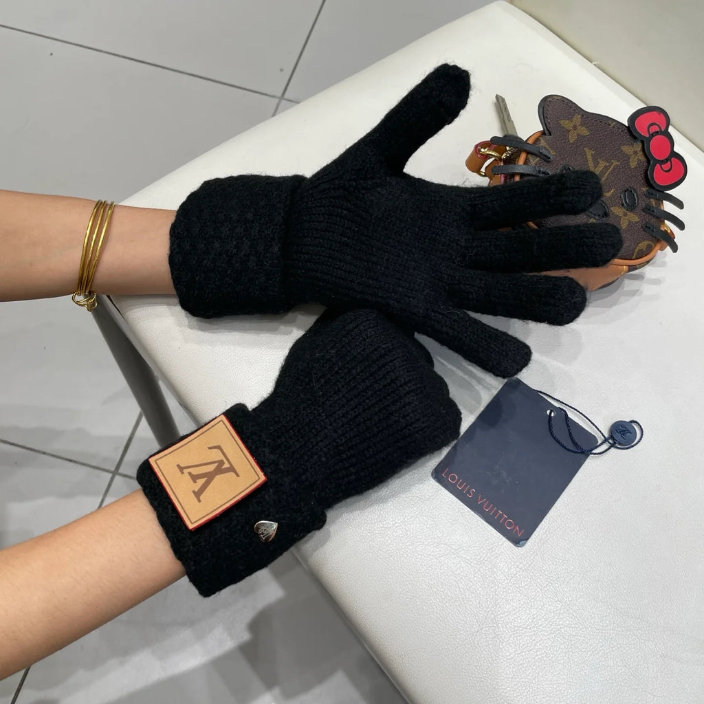 New autumn and winter wool knitted gloves 🧤