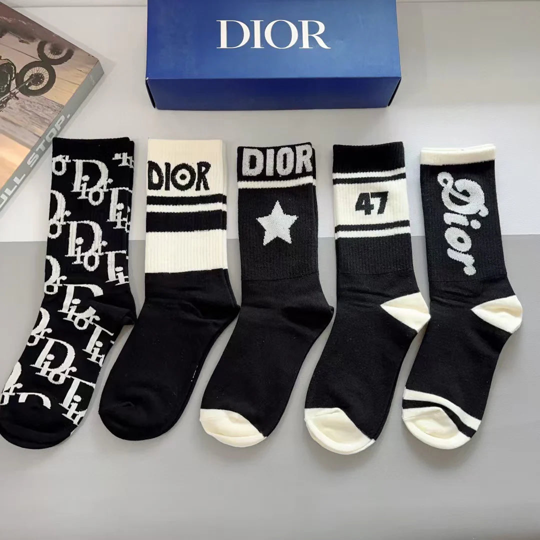 New letter long tube socks