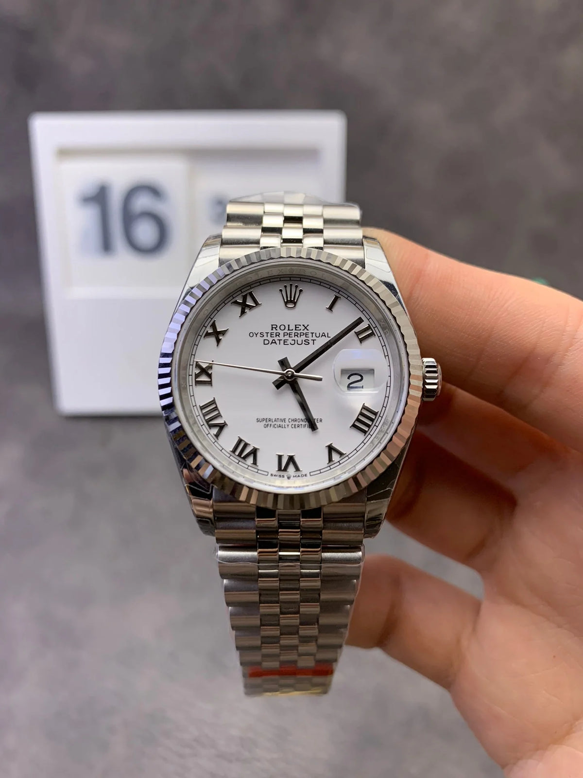 DATE-Steel- Automatic-36mm Watch