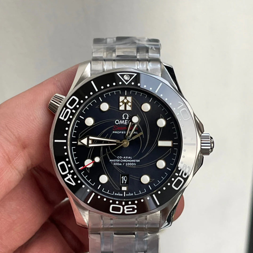 Black - White 904L Steel- Automatic - 41mm
