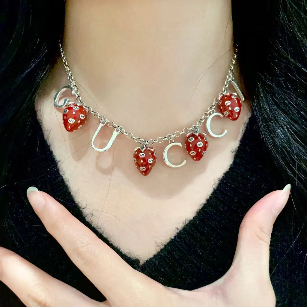 New Strawberry Necklace