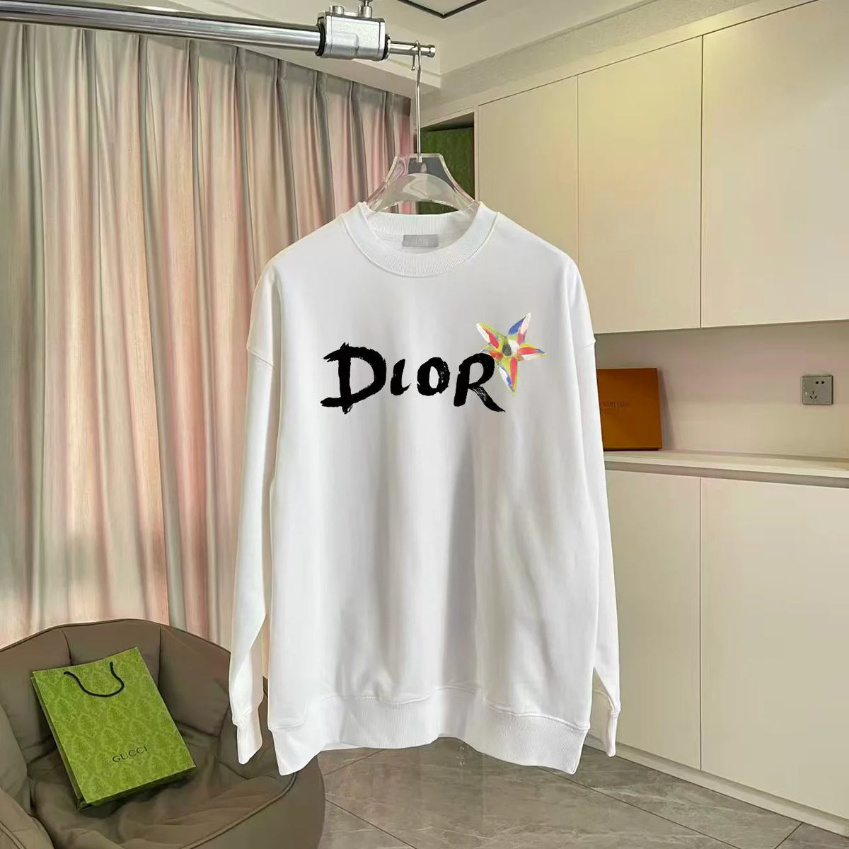 New letter printed hoodie