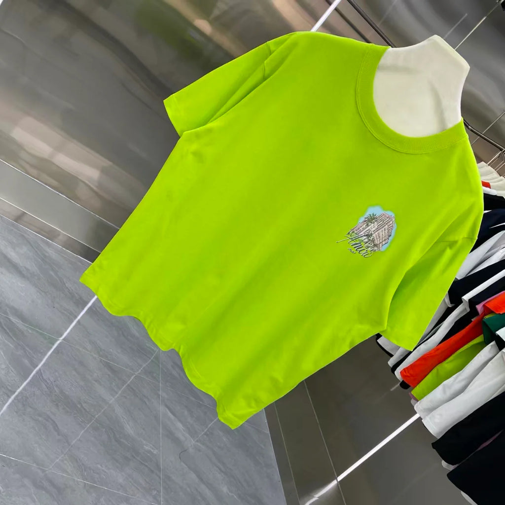 Printed short sleeved T-shirt